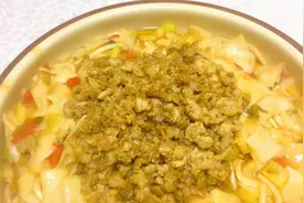 青海美食舌尖面片，不一样的做法，一大碗吃的爽，你们感觉怎么样