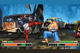 拳皇98：这局终于是传统剧情了，小孩用八神击败了丫王的大门视频封面