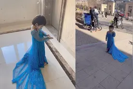 室外0度女儿要穿裙子，妈妈懒得阻拦穿棉袄陪同，出门后反应亮了视频封面