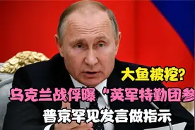 大鱼被挖？乌克兰战俘曝“英军特勤团参战”，普京罕见发言视频封面
