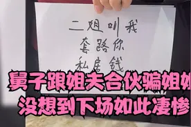 舅子跟姐夫合伙骗自己的姐姐，没想到下场如此的惨视频封面