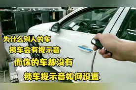 为什么别人的奥迪车锁车会有提示音，而你的奥迪车锁车却没有
