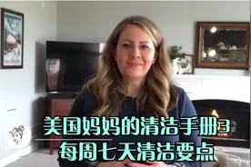美国妈妈的清洁手册3，每周七天每天三十分钟打扫要点，不重样视频封面