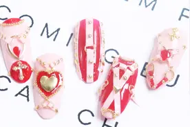 窝趣美甲教程 酷女孩朋克风视频封面