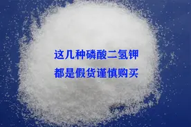 这几种磷酸二氢钾都是假货，要谨慎购买视频封面