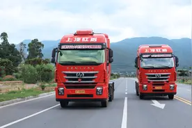 国产纯欧系重卡，老司机勇哥实测杰狮560大马力牵引车，真强悍！