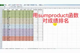 年级成绩汇总表，按成绩总排名和班级内部排名，高手都用这个函数视频封面