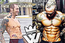 纯素食主义100公斤极限健身者令人难以置信的素食肌肉男视频封面