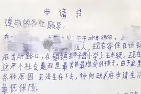 陕西10岁男孩写信求助：亲人去世母亲改嫁将其送养，市未保已介入视频封面