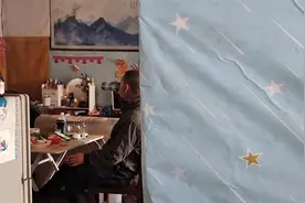 东北老爸早上，一个人，一盘猪头肉，一杯酒，吃完饭，就去干活了视频封面
