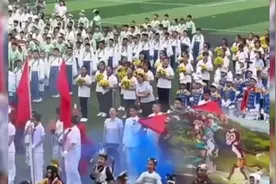 小学生开运动会太卷了，服装道具相当“炸裂”，总导演是张艺谋吗视频封面