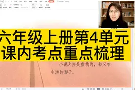 六年级上册第4单元课内考点重点梳理视频封面