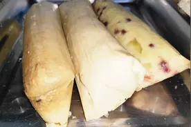 冰冻过的粽子，教你一种新吃法，保证好吃视频封面