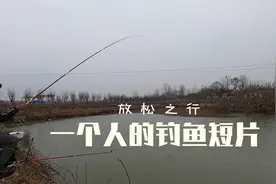闲下来就想钓鱼，水塘边垂钓两小时。简简单单过把瘾！