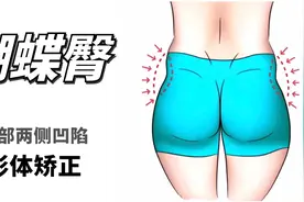 臀部扁平凹陷❓改善蝴蝶臀🔥练出饱满蜜桃臀✅视频封面