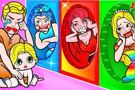 剪纸动画：小女孩妈妈被抓走，爸爸带她来救妈妈，到底哪个是妈妈视频封面