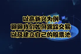 以高新兴为例，聊聊我们该如何跟踪交易以及如何建立股票池视频封面