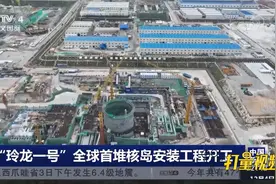 “玲龙一号”全球首堆核岛安装工程开工|中国新闻视频封面