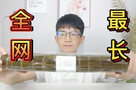 试吃全网最长的大粽子，一个居然就要卖179元 到底好不好吃呢？视频封面