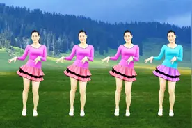 广场舞《澎湖湾》欢快旋律，优美简单32步，好看好学！