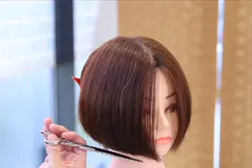 15度侧颜短发这样剪，瘦脸又自然，发型必学技能