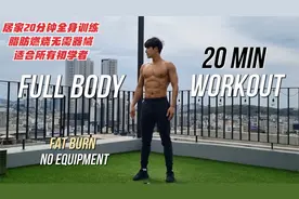 居家20分钟全身训练，脂肪燃烧无需器械，适合所有初学者视频封面