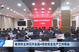杨月祥主持召开全县4月份安全生产工作例会视频封面