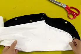双层泡泡袖想改成普通袖？老裁缝教你修改衣服小技巧视频封面