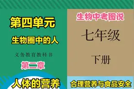 生物中考图说之第四单元第二章第三节”合理营养与食品安全“视频封面