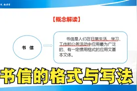 应用文写作，书信的格式与写法视频封面