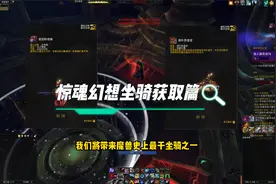 魔兽世界史上最肝坐骑？惊魂幻想邪恶群居蜂、邮件吞噬者！