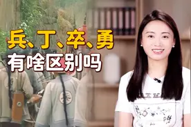 清朝士兵衣服上，为何写着“兵、丁、卒、勇”？有啥区别吗？视频封面