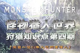 怪物猎人世界知识点第四期！看完这期你就能从新猎人脱坑了视频封面