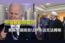 中俄被排除在外，美英法德扬言让伊永远无法拥核，一下得罪3国视频封面