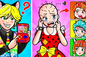 纸娃娃动画：小女孩从小身体不好，渴望朋友，同学默默守护在身边视频封面