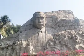 实拍深圳中山公园，小程带你看大型孙中山雕塑头像视频封面