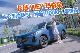长城WEY玛奇朵：百公里油耗5L续航1100Km，靠谱吗？视频封面