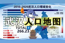 武昌都开始人口外流？武汉市各区常住人口及近十年人口增减变化视频封面
