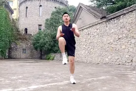 3组动作坚持23天，高抬腿3分钟，从160瘦到100斤，瘦子就别做了视频封面