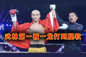 武僧一龙打假，自称武林第一的高手使出王八拳，被打的站了又躺！视频封面