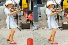 9岁女孩街头演奏《Despacito》，这就是大家所说的天才吗？视频封面