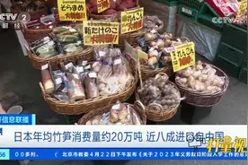 日本年均竹笋消费量约20万吨，近八成进口自中国视频封面
