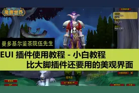 魔兽怀旧服「伍先生」比大脚插件还好用的EUI插件小白必备收藏