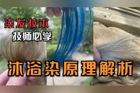 染发技术沐浴染原理，了解色素原理，染各种颜色都比较纯正