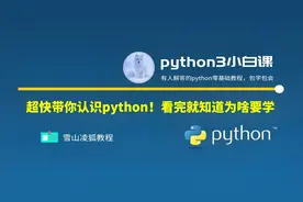 1-1 python教程|Python初识及为什么要学 轻松学python 学浪计划