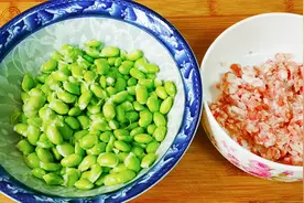 夏天就爱毛豆的这种做法，豆香肉嫩营养美味，简单的家常菜
