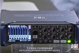 ZOOM F8n 便携调音台现场多轨录音机带时间码拍电影视频