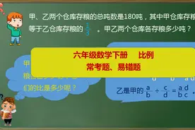 六年级数学~比例与转化单位一综合提升应用题，小升初选拔试题！视频封面