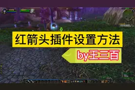 【王三百】魔兽世界目标姓名版红箭头插件设置安装教程