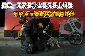 沙尘暴中逆风而行，到大柴旦后体能枯竭，骑行无人区旅程终于结束视频封面